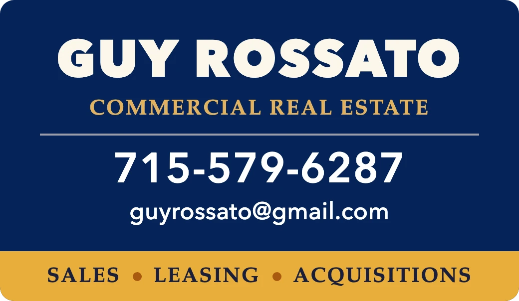 Guy Rossato Commercial Real Estate business card